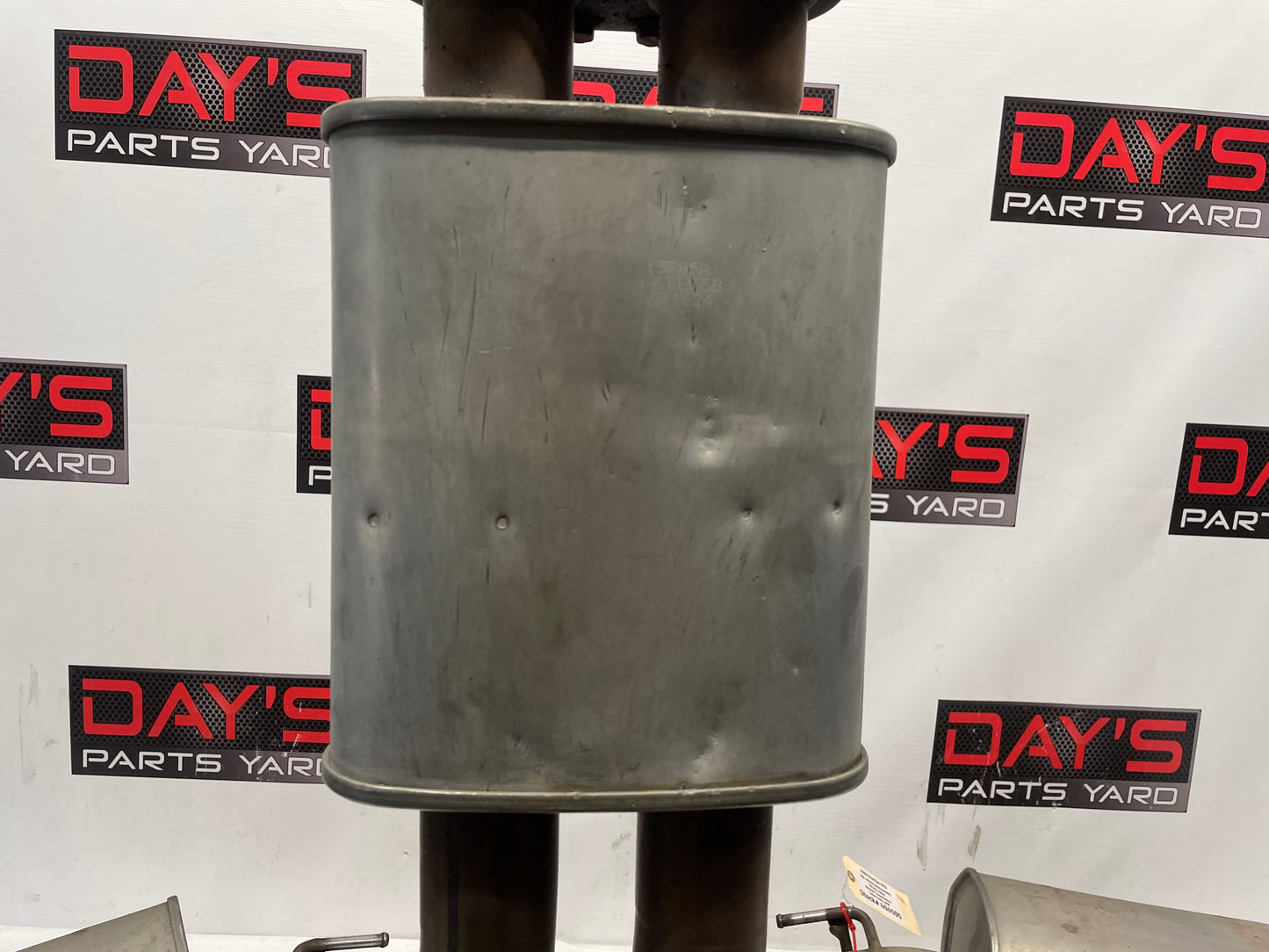 2005 Pontiac GTO Factory OEM RH & LH Axle Back Exhaust Mufflers w/ Pipe - Day's Parts Yard