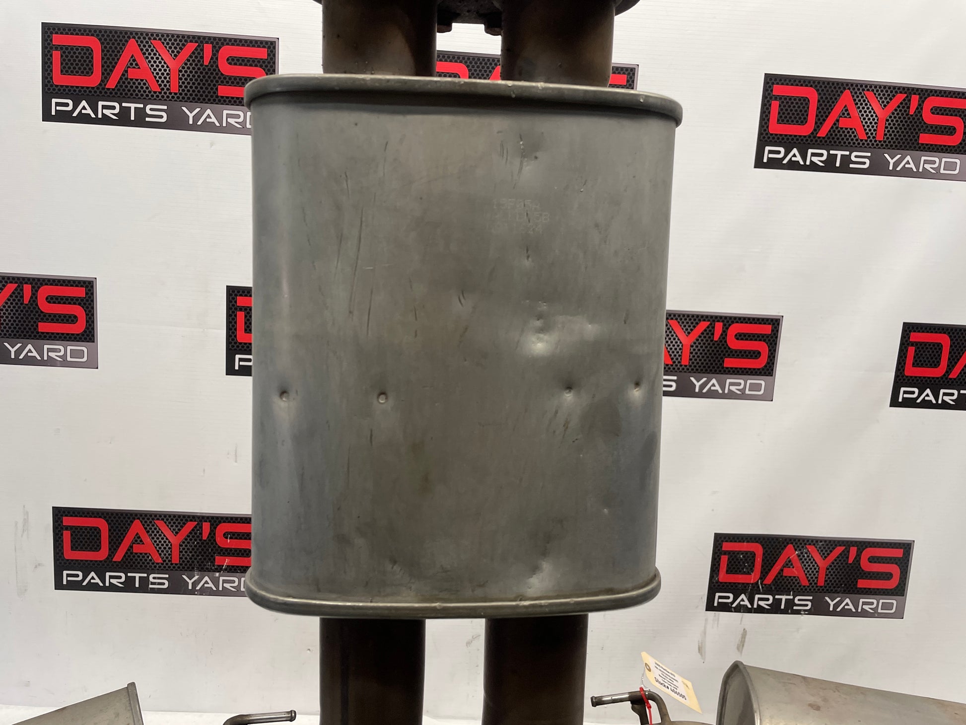 2005 Pontiac GTO Factory OEM RH & LH Axle Back Exhaust Mufflers w/ Pipe - Day's Parts Yard