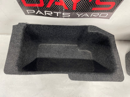 2011 Chevy C6 Corvette RH & LH Rear Trunk Cargo Compartment Storage Tray Pocket Trim OEM