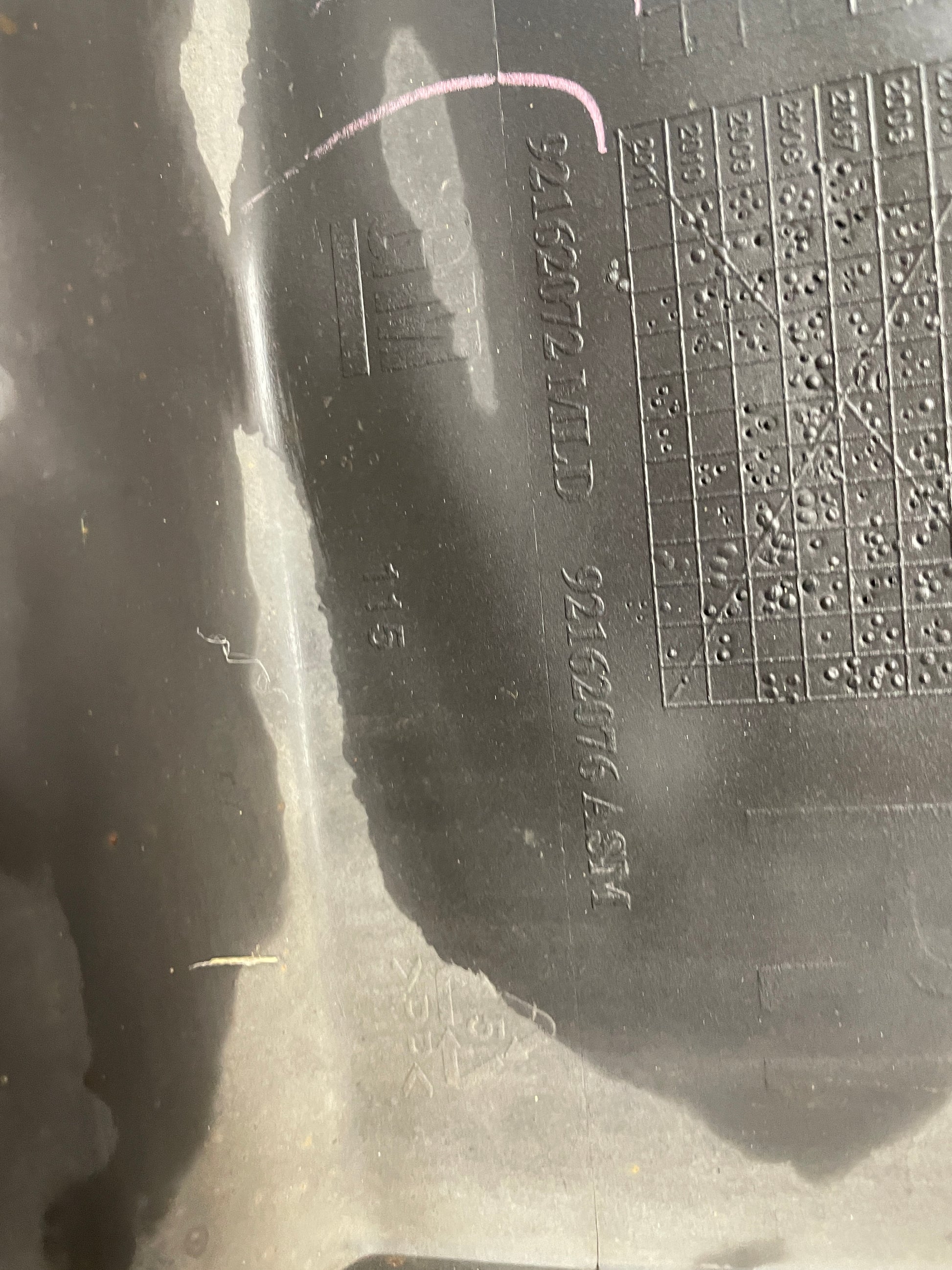 2014 Chevy SS Sedan RH Passenger Rocker Molding Side Skirt Panel Trim Black OEM - Day's Parts Yard