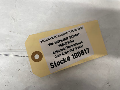 2011 Chevy C6 Corvette RH & LH Rear Trunk Cargo Compartment Storage Tray Pocket Trim OEM