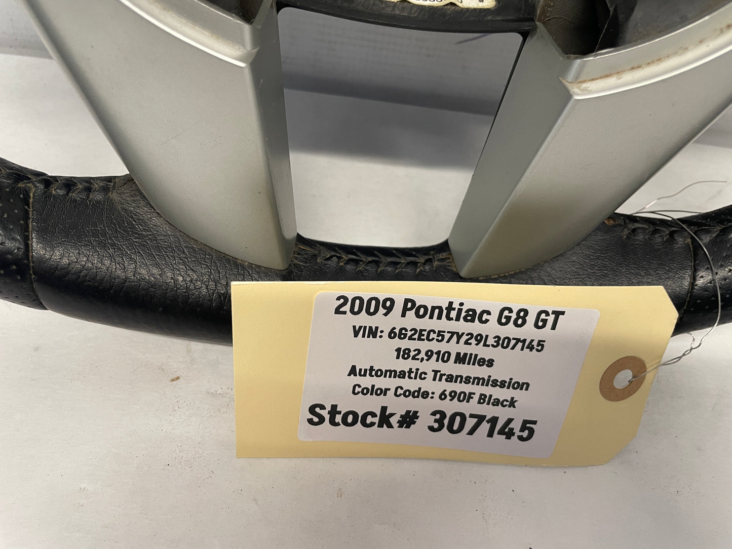 2009 Pontiac G8 GT Steering Wheel OEM