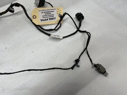 2011 Chevy C6 Corvette Grand Sport Rear Bumper Body Tail Light Wiring Wire Harness OEM
