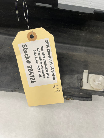 2014 Chevy SS Sedan LH Driver Rocker Molding Side Skirt Panel Black OEM - Day's Parts Yard