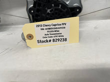 2013 Chevy Caprice PPV RH Passenger Rear Window Regulator Motor OEM - Day's Parts Yard