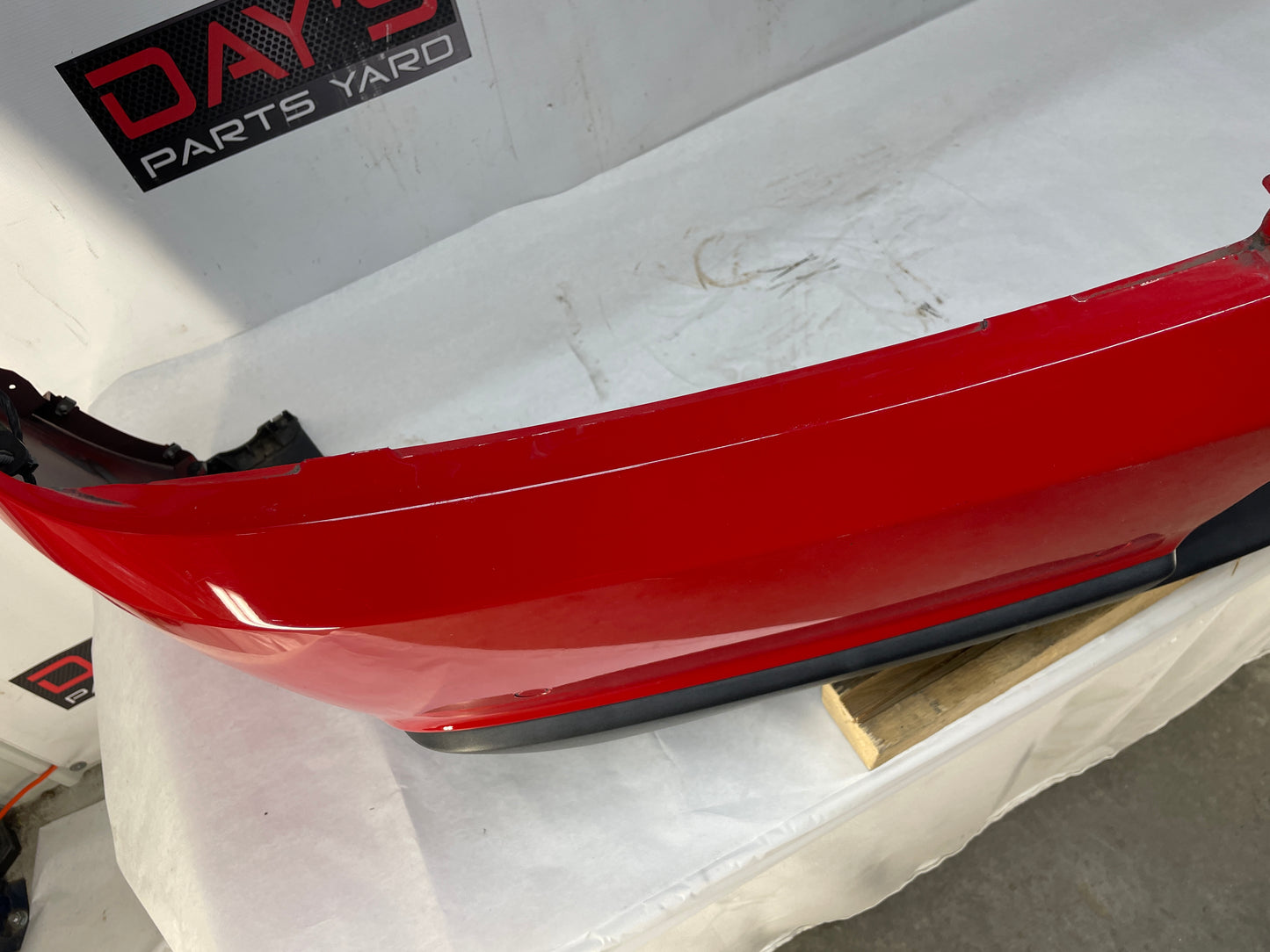 2014 Chevy Camaro SS Complete Rear Bumper Red OEM - Day's Parts Yard