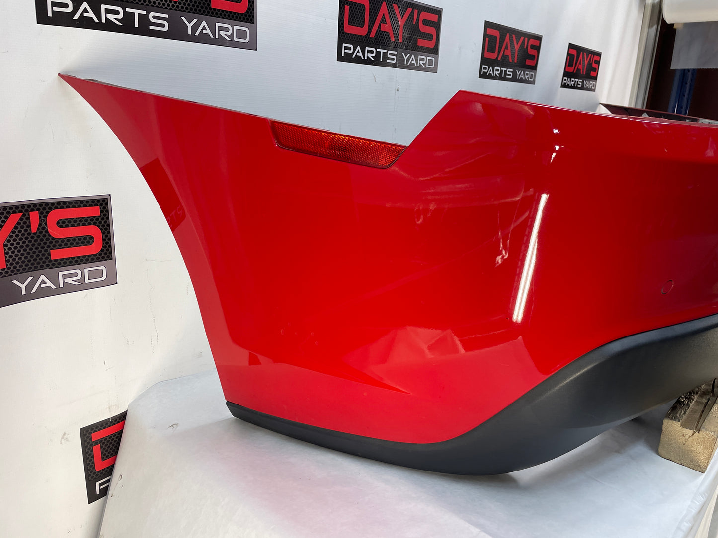 2014 Chevy Camaro SS Complete Rear Bumper Red OEM - Day's Parts Yard