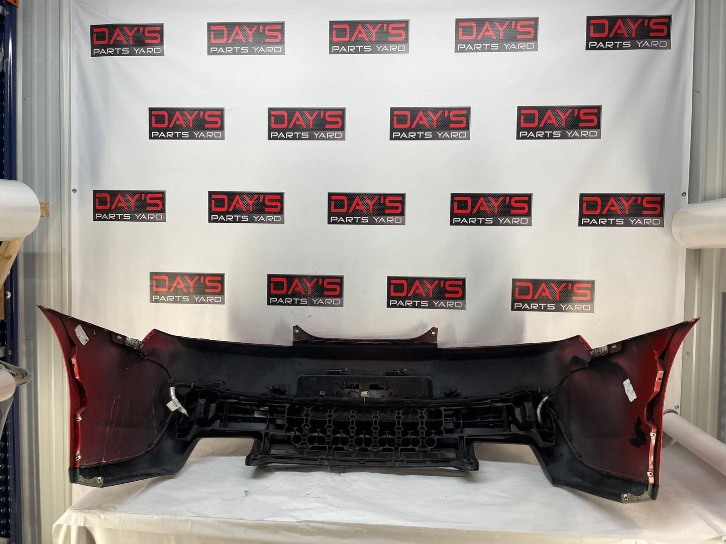 2014 Chevy Camaro SS Complete Rear Bumper Red OEM - Day's Parts Yard