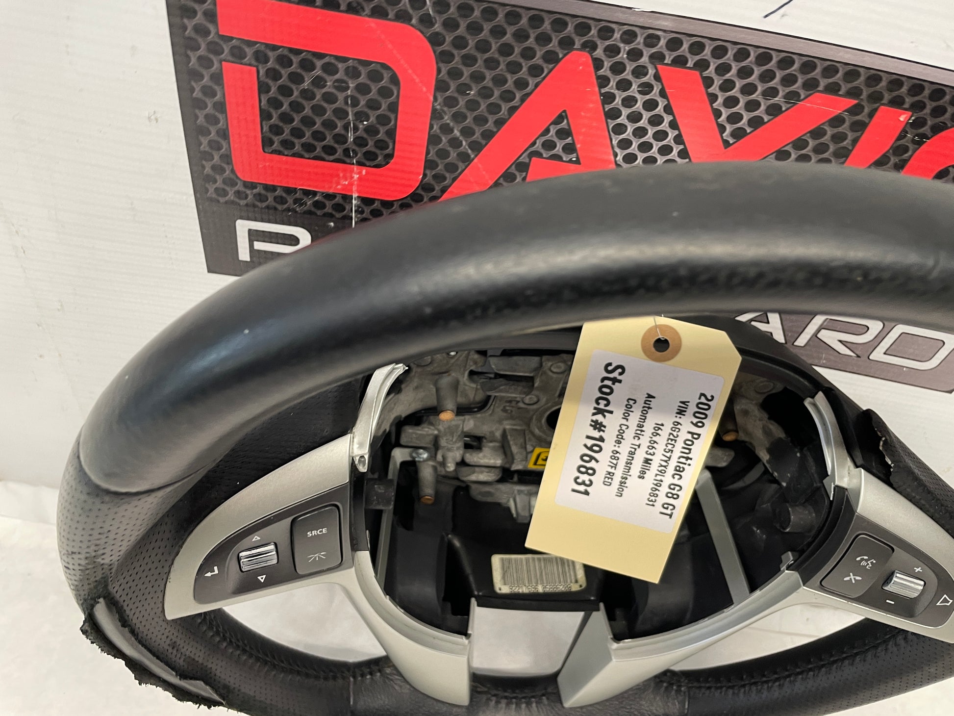 2009 Pontiac G8 GT Steering Wheel OEM - Day's Parts Yard