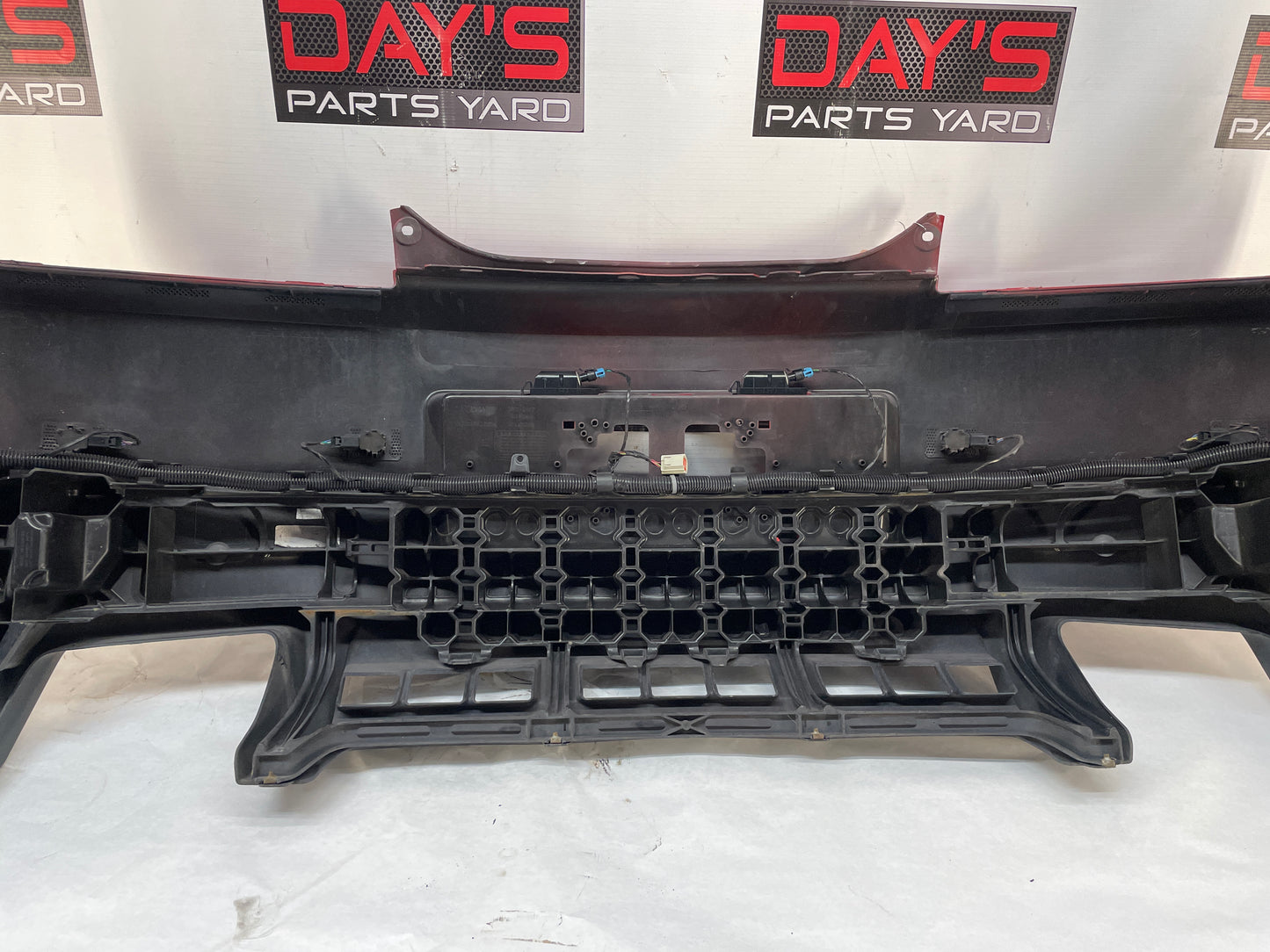 2014 Chevy Camaro SS Complete Rear Bumper Red OEM - Day's Parts Yard