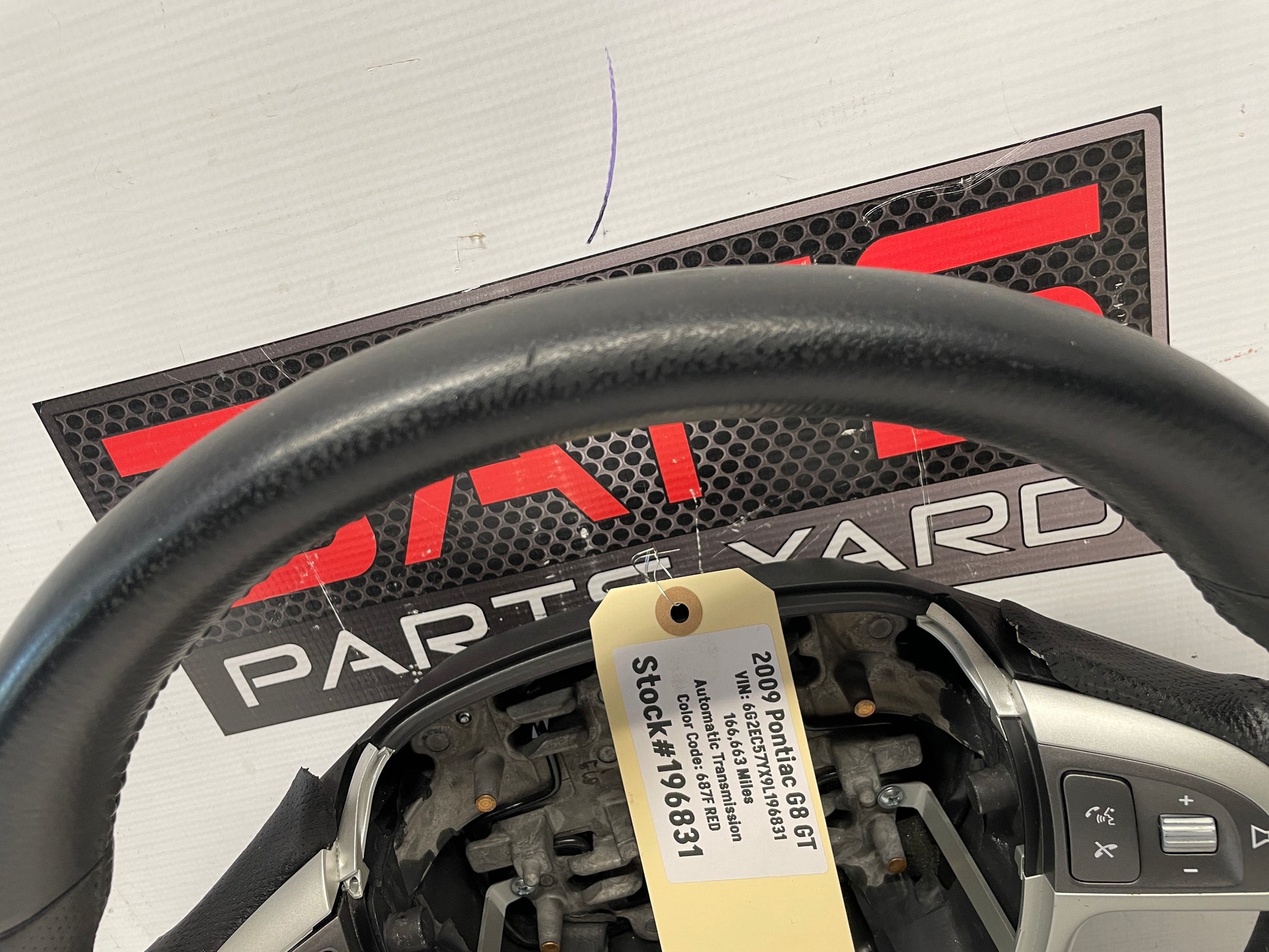 2009 Pontiac G8 GT Steering Wheel OEM - Day's Parts Yard