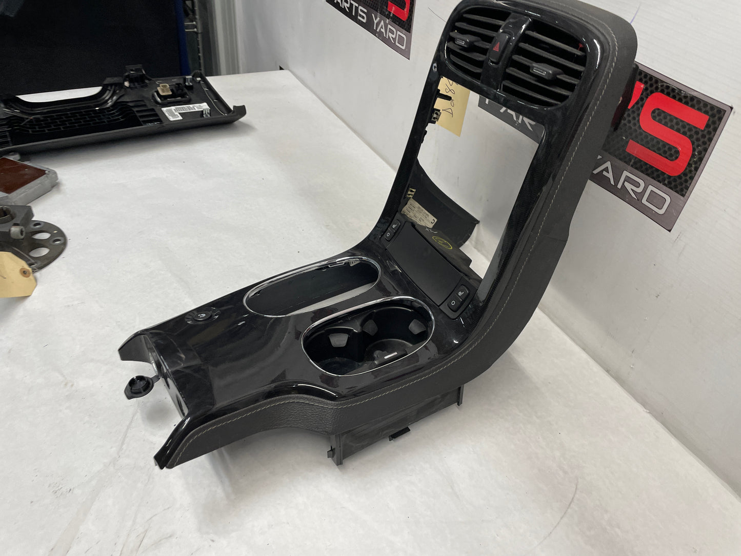 2011 Chevy C6 Corvette Carbon Radio Surround Bezel Center Dash Trim Panel OEM