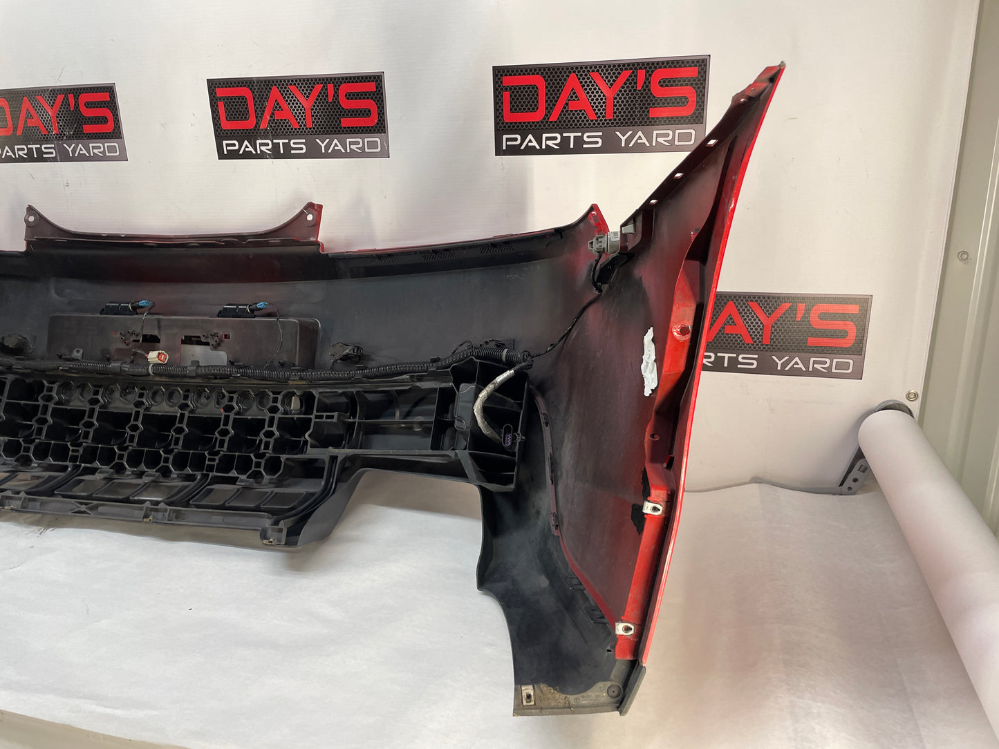 2014 Chevy Camaro SS Complete Rear Bumper Red OEM - Day's Parts Yard