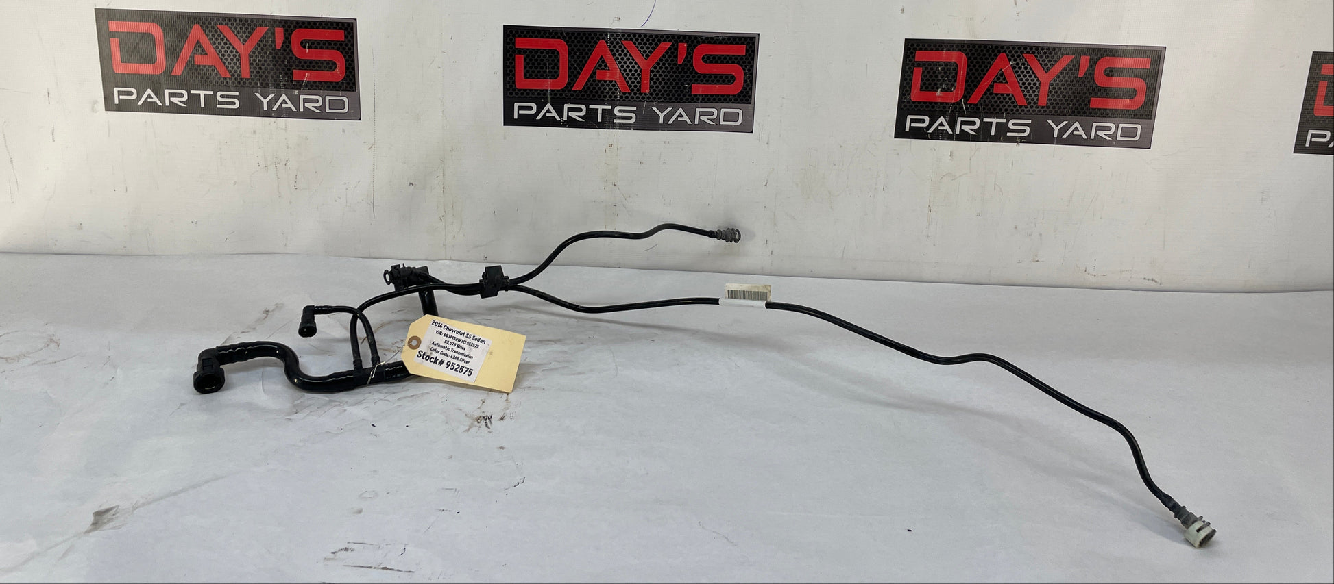 2014 Chevy SS Sedan Fuel Gas Tank Wire Wiring Harness Evap Lines Hoses Tubes OEM - Day's Parts Yard