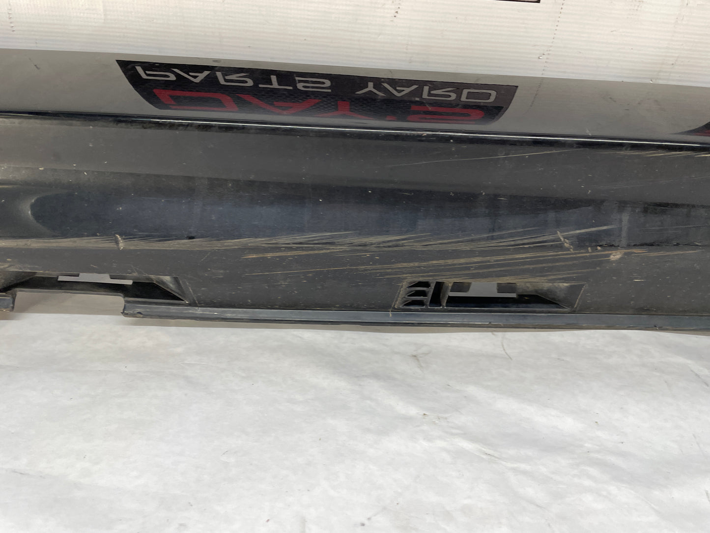2009 Pontiac G8 GT RH Passenger Rocker Molding Side Skirt Panel Trim Black OEM - Day's Parts Yard