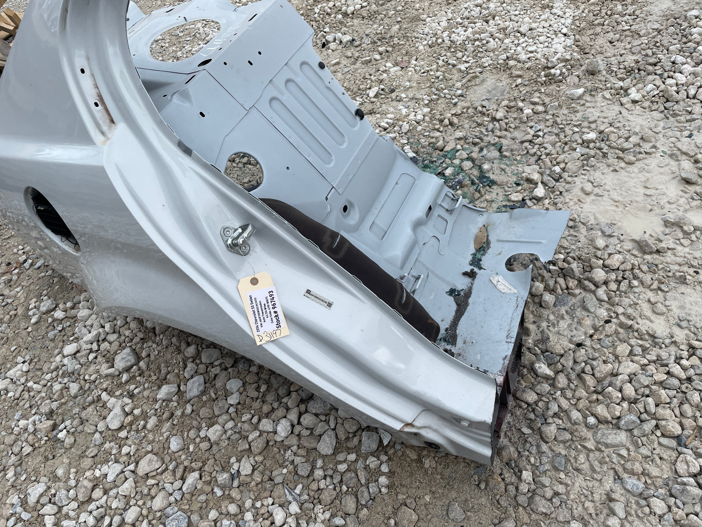 2014 Chevy SS Sedan RH Passenger Rear Quarter Panel Fender OEM - Day's Parts Yard