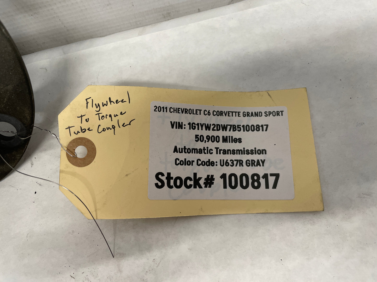 2011 Chevy C6 Corvette Flywheel Flexplate Driveshaft Torque Tube Flex Plate Coupler OEM