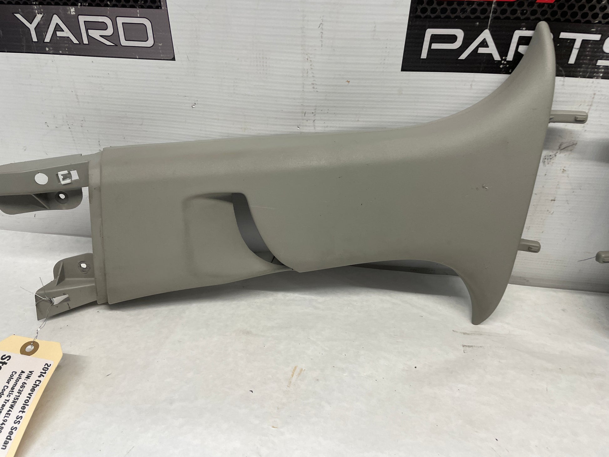 2014 Chevy SS Sedan RH & LH Interior Upper B Pillar Seat Belt Trim Molding Panels OEM - Day's Parts Yard