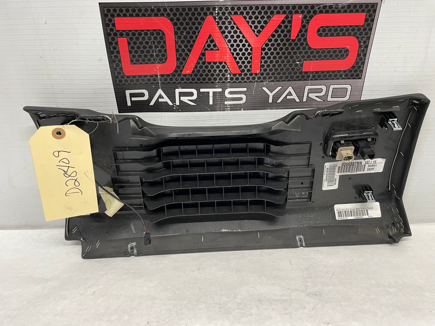 2011 Chevy C6 Corvette Grand Sport LH Lower Dash Knee Bolster OEM