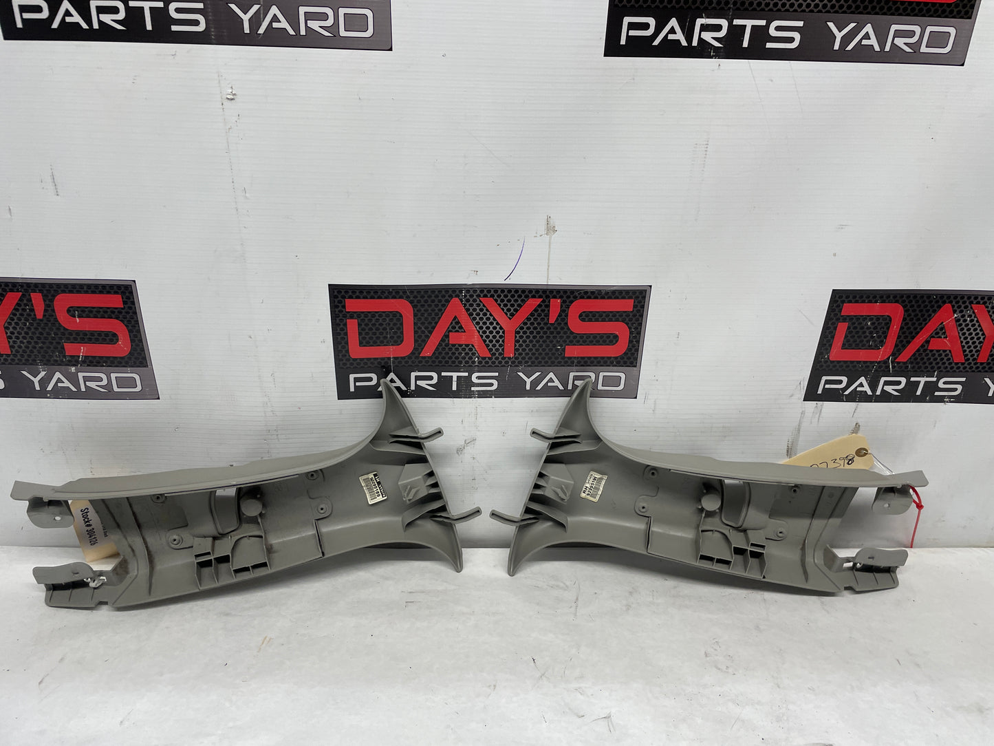 2014 Chevy SS Sedan RH & LH Interior Upper B Pillar Seat Belt Trim Molding Panels OEM - Day's Parts Yard