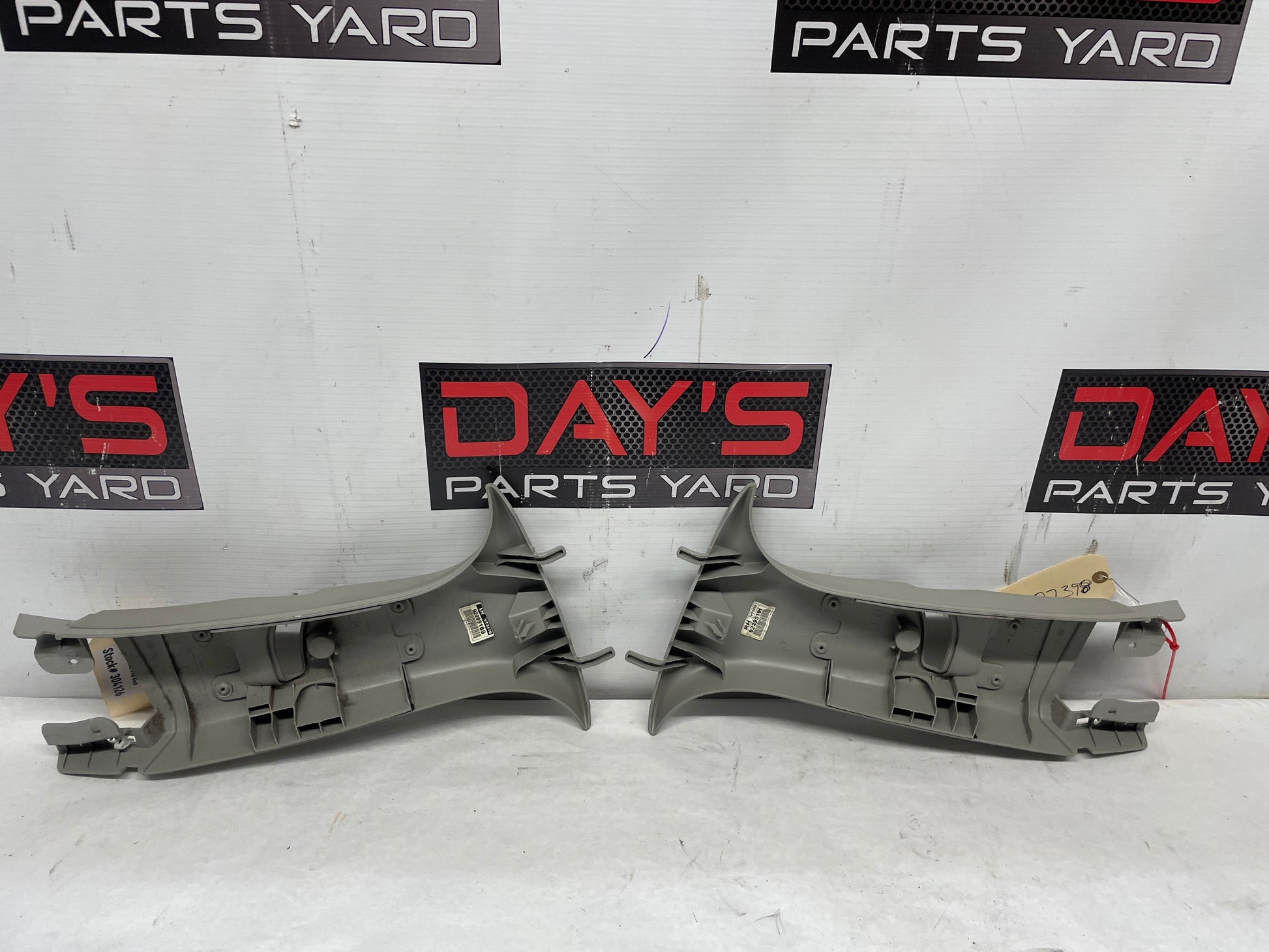 2014 Chevy SS Sedan RH & LH Interior Upper B Pillar Seat Belt Trim Molding Panels OEM - Day's Parts Yard