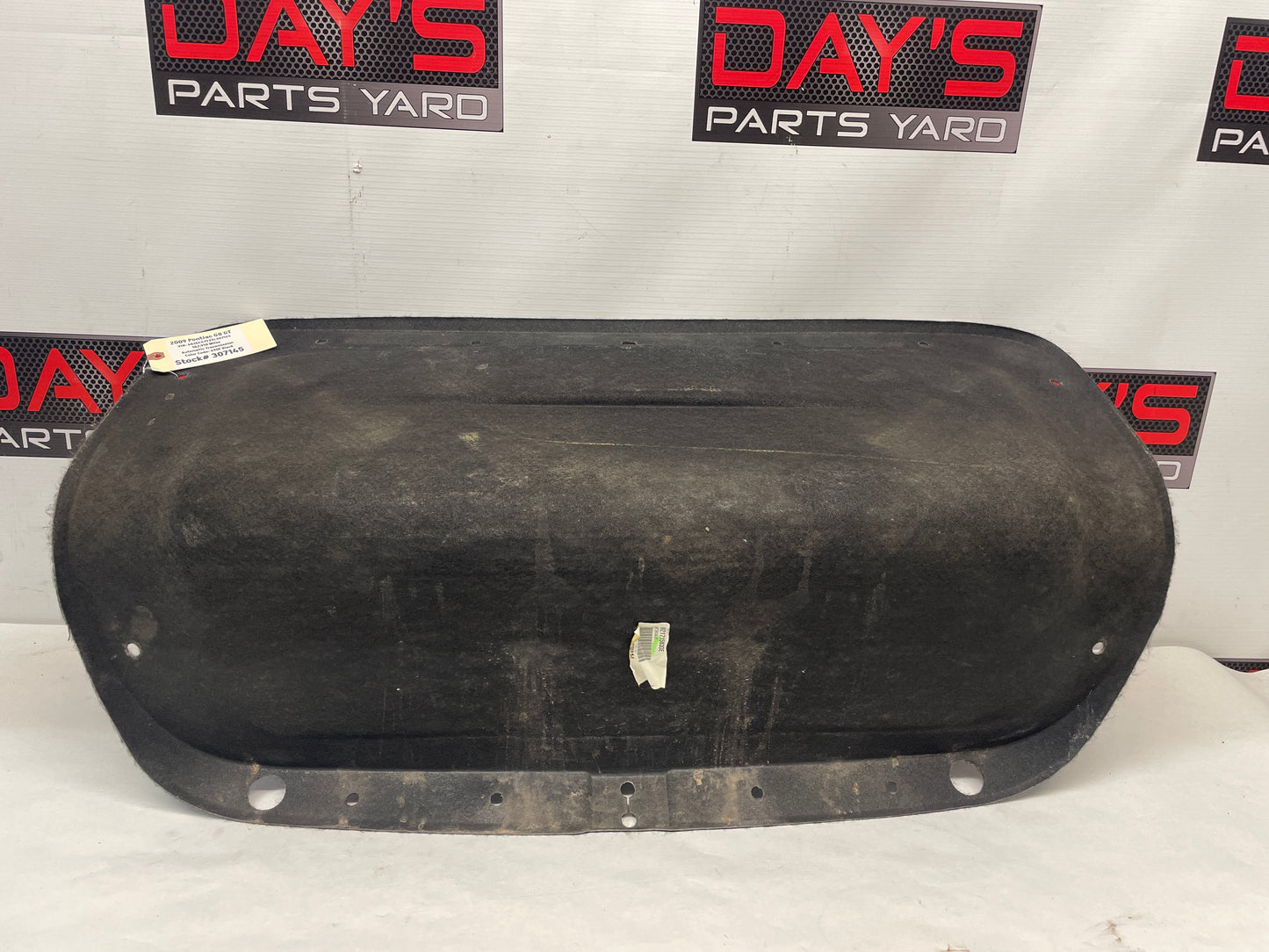 2009 Pontiac G8 GT Trunk Deck Lid Liner Carpet Felt OEM