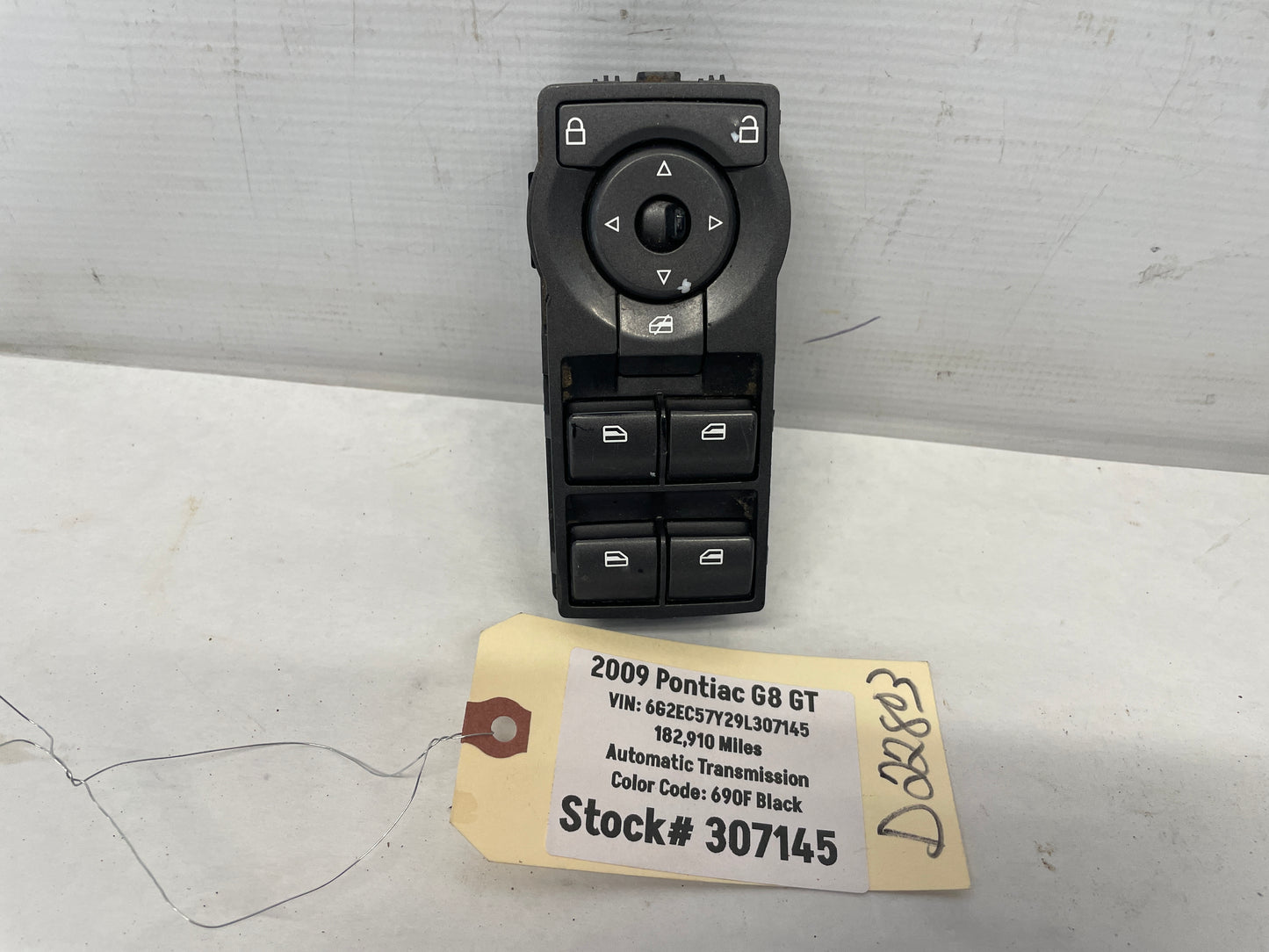 2009 Pontiac G8 GT Master Power Window Mirror Switch OEM