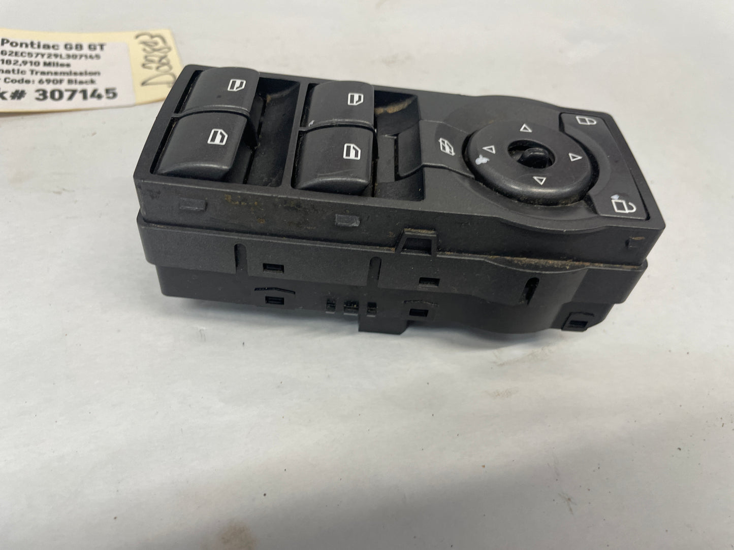 2009 Pontiac G8 GT Master Power Window Mirror Switch OEM