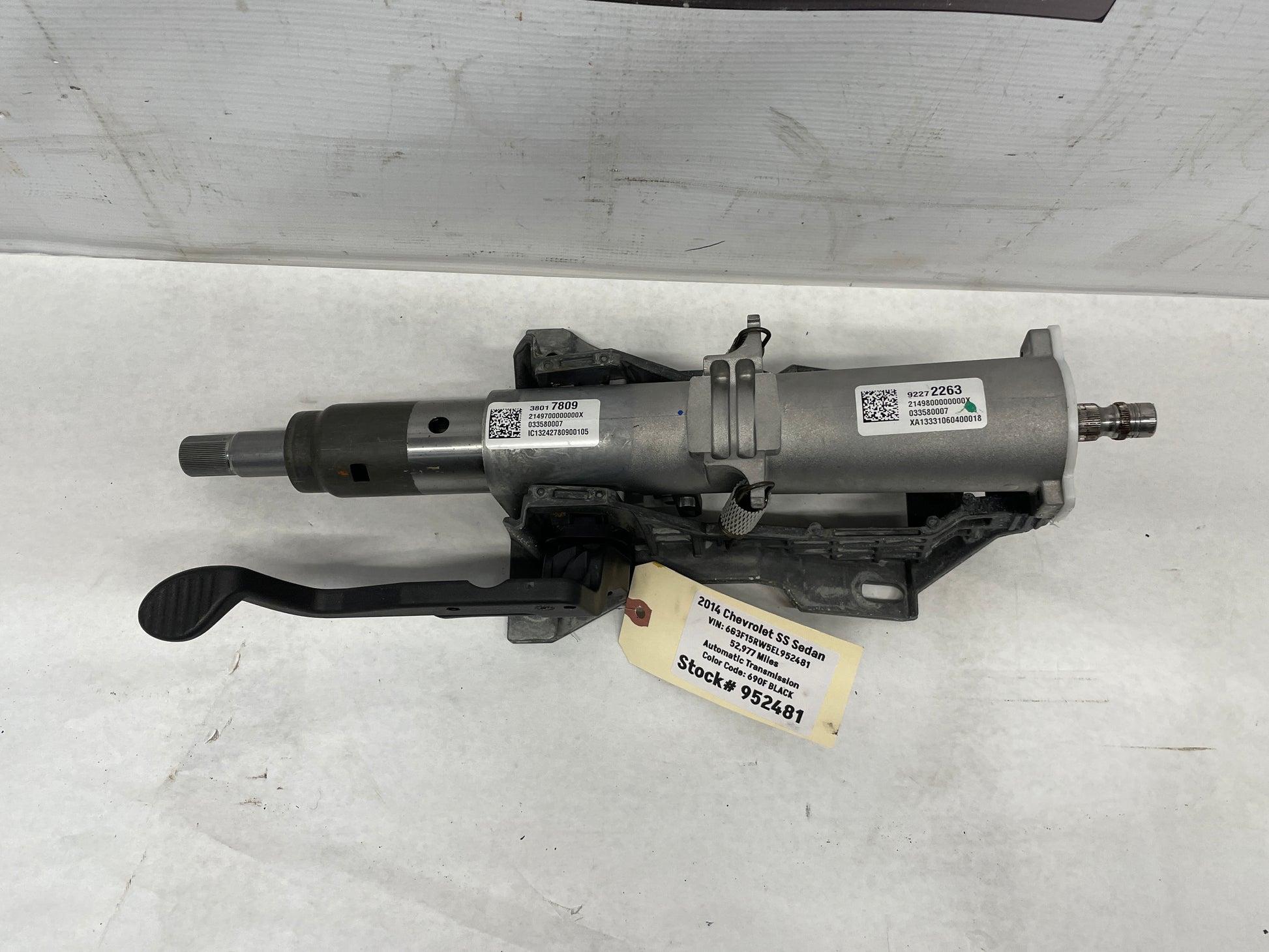 2014 Chevy SS Sedan Steering Column OEM - Day's Parts Yard