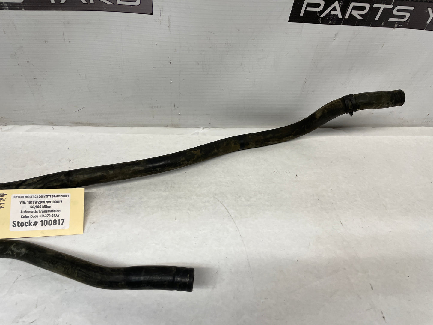 2011 Chevy C6 Corvette Grand Sport Heater Core Hoses Tubes Pipes OEM