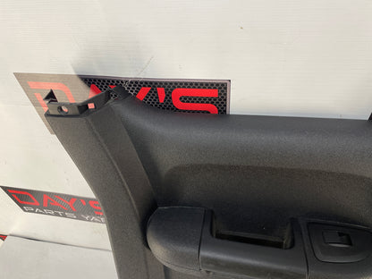 2012 Chevy Silverado K1500 LT LH Driver Rear Interior Door Panel Trim OEM - Day's Parts Yard