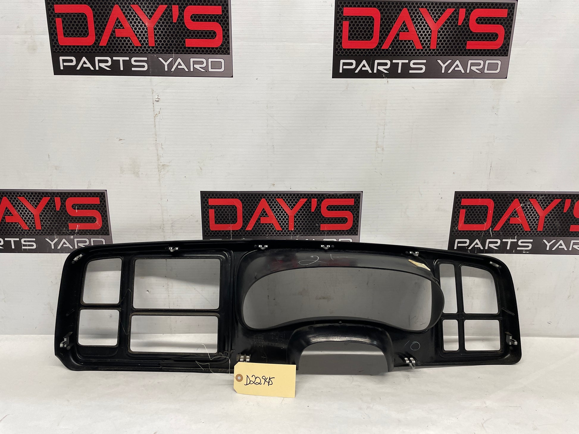 2004 GMC Sierra K1500 Gray Ebony Radio Cluster Dash Trim Bezel OEM - Day's Parts Yard
