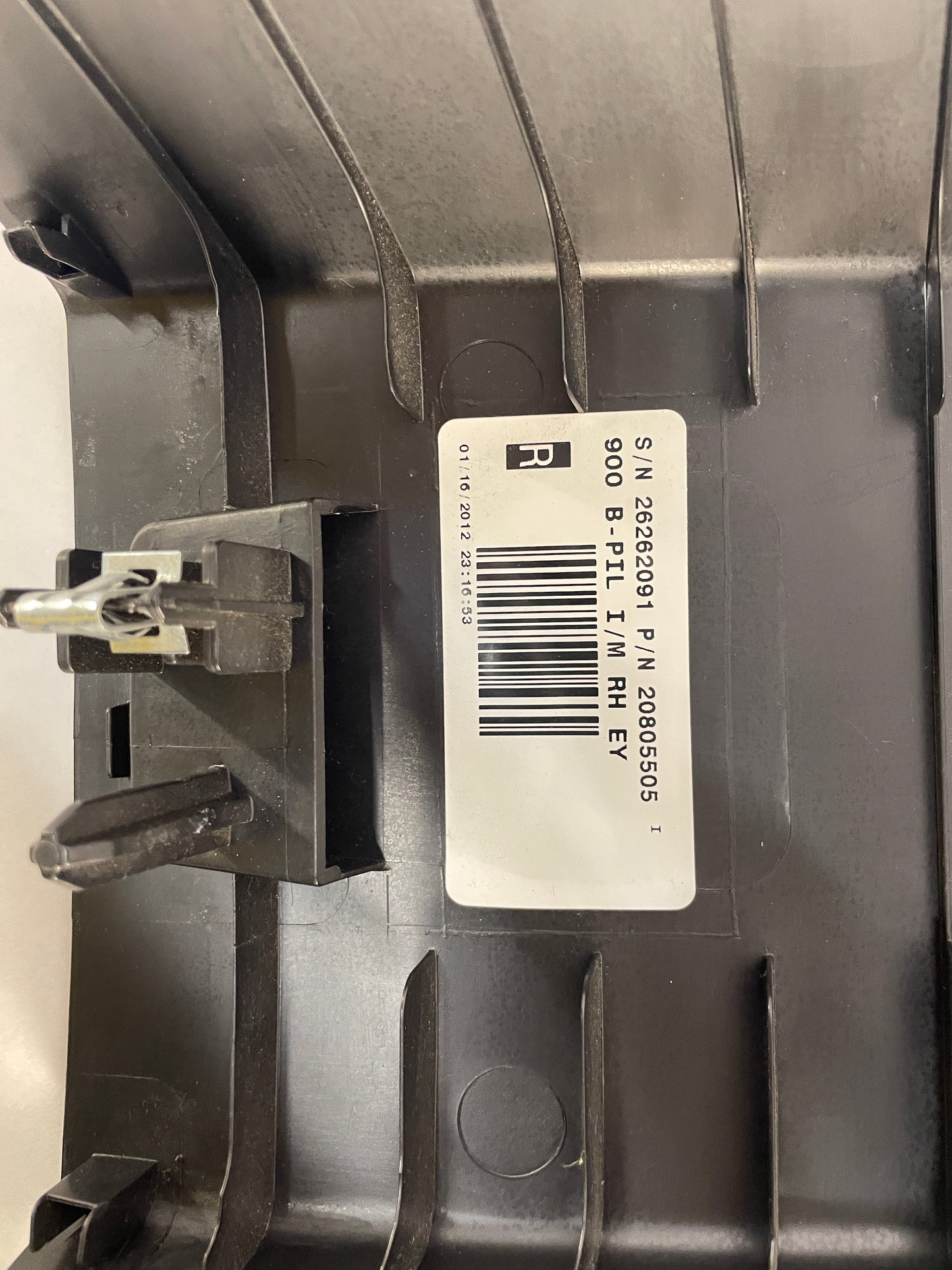 2012 Chevy Silverado K1500 LT RH Passenger Rear Door Upper Trim Panel OEM - Day's Parts Yard