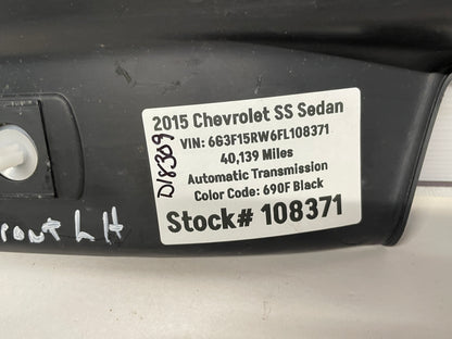 2015 Chevy SS Sedan LH Driver Front Scuff Sill Plate Panel OEM - Day's Parts Yard