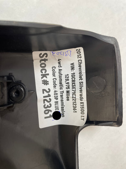 2012 Chevy Silverado K1500 LT LH Driver RH Passenger Rear Door Upper Trim Panel OEM - Day's Parts Yard