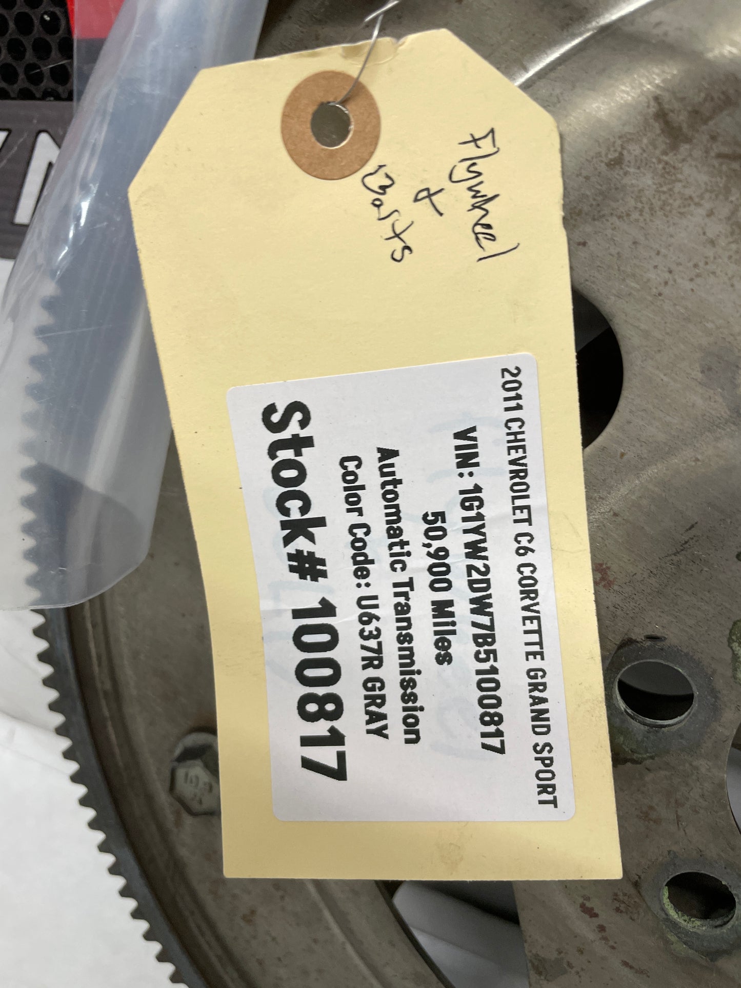 2011 Chevy C6 Corvette Engine Motor Automatic Transmission Flywheel Flex Plate OEM