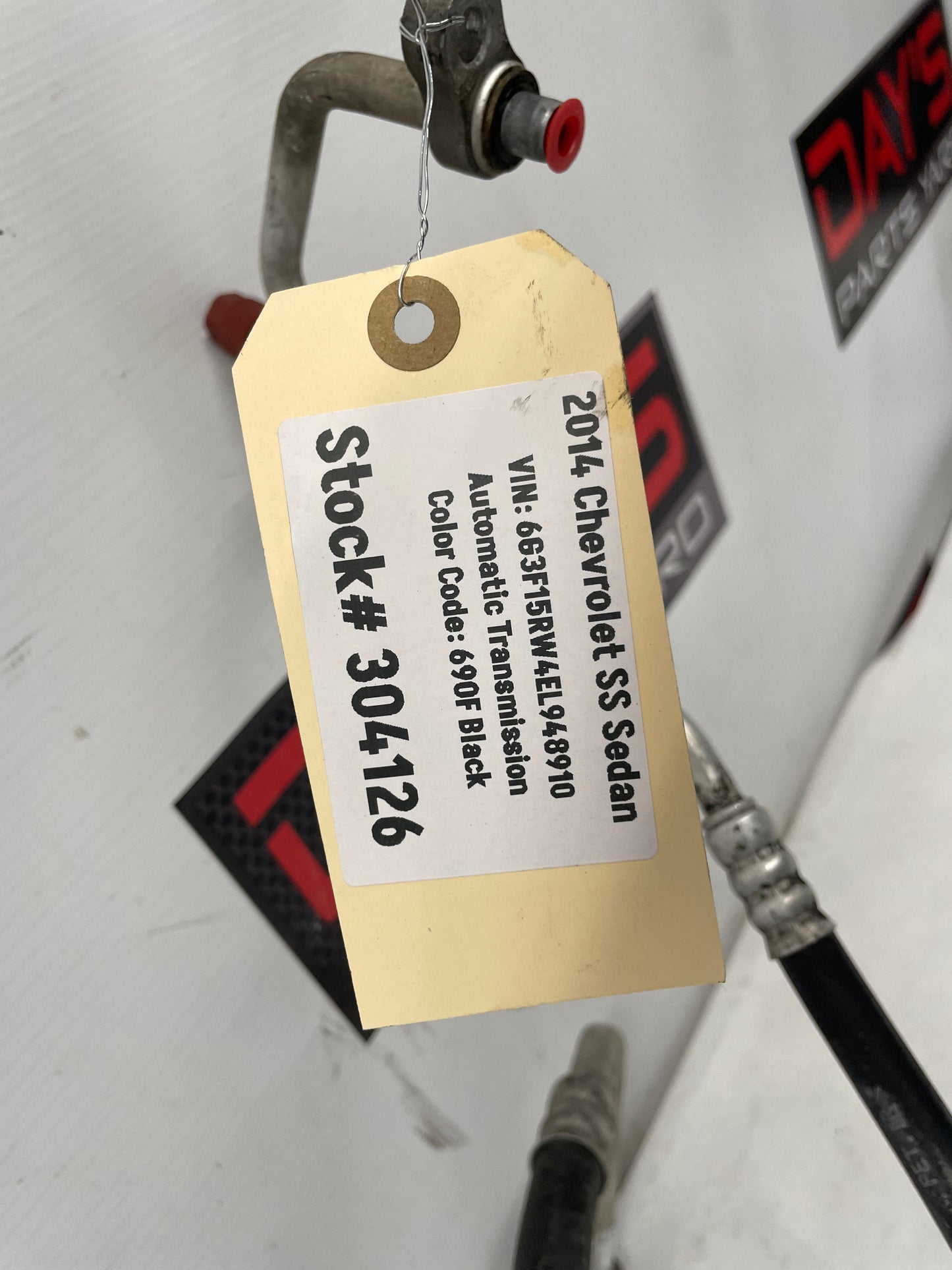 2014 Chevy SS Sedan AC A/C Air Conditioner Compressor Manifold Hose Line Tube OEM - Day's Parts Yard