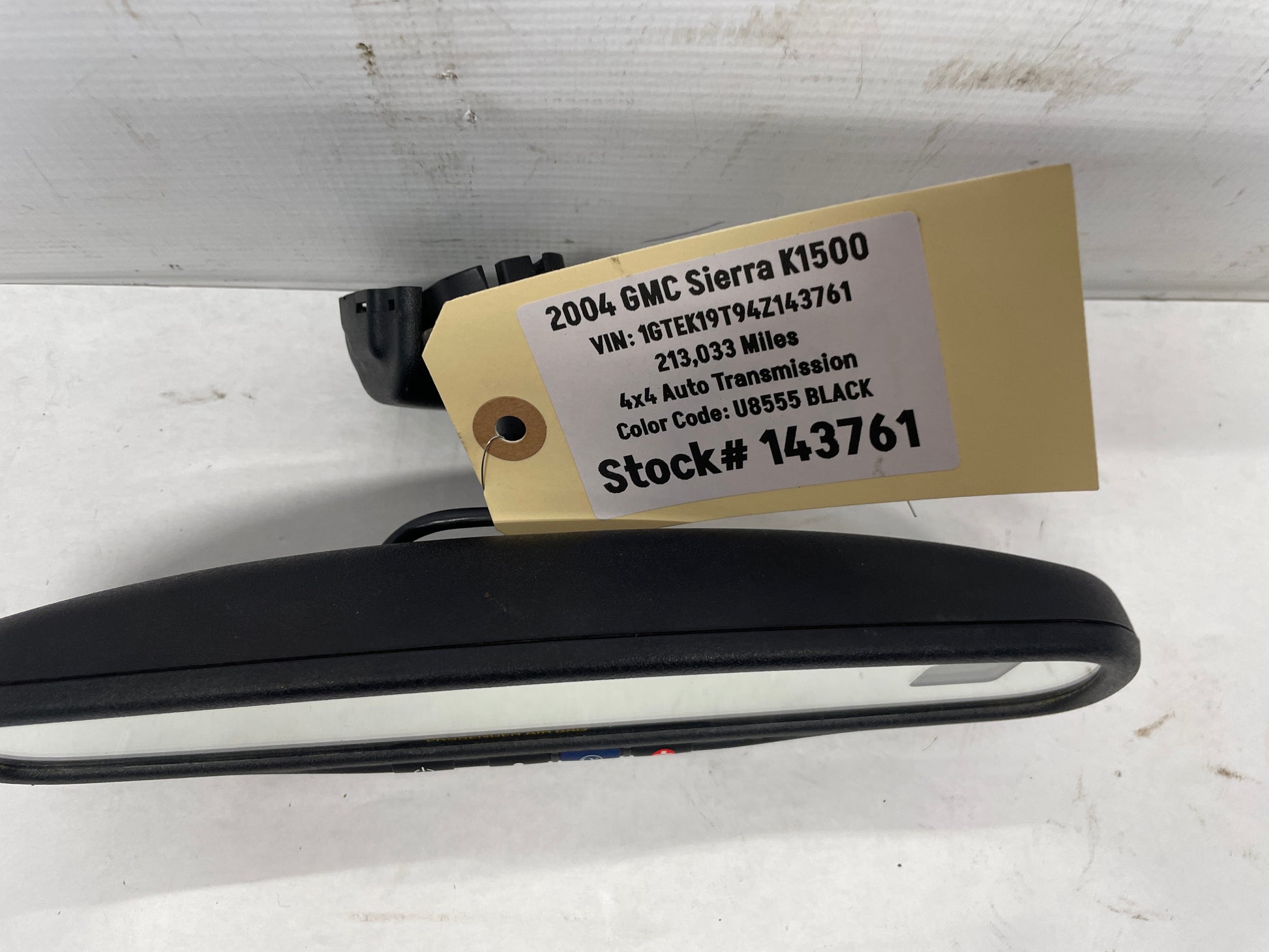2004 GMC Sierra K1500 Rearview Rear View Mirror Auto Dimmer OnStar OEM - Day's Parts Yard