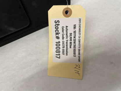 2011 Chevy C6 Corvette Grand Sport RH Passenger Sunvisor Sun Visor Shade Clip OEM