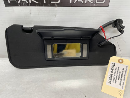 2011 Chevy C6 Corvette Grand Sport RH Passenger Sunvisor Sun Visor Shade Clip OEM