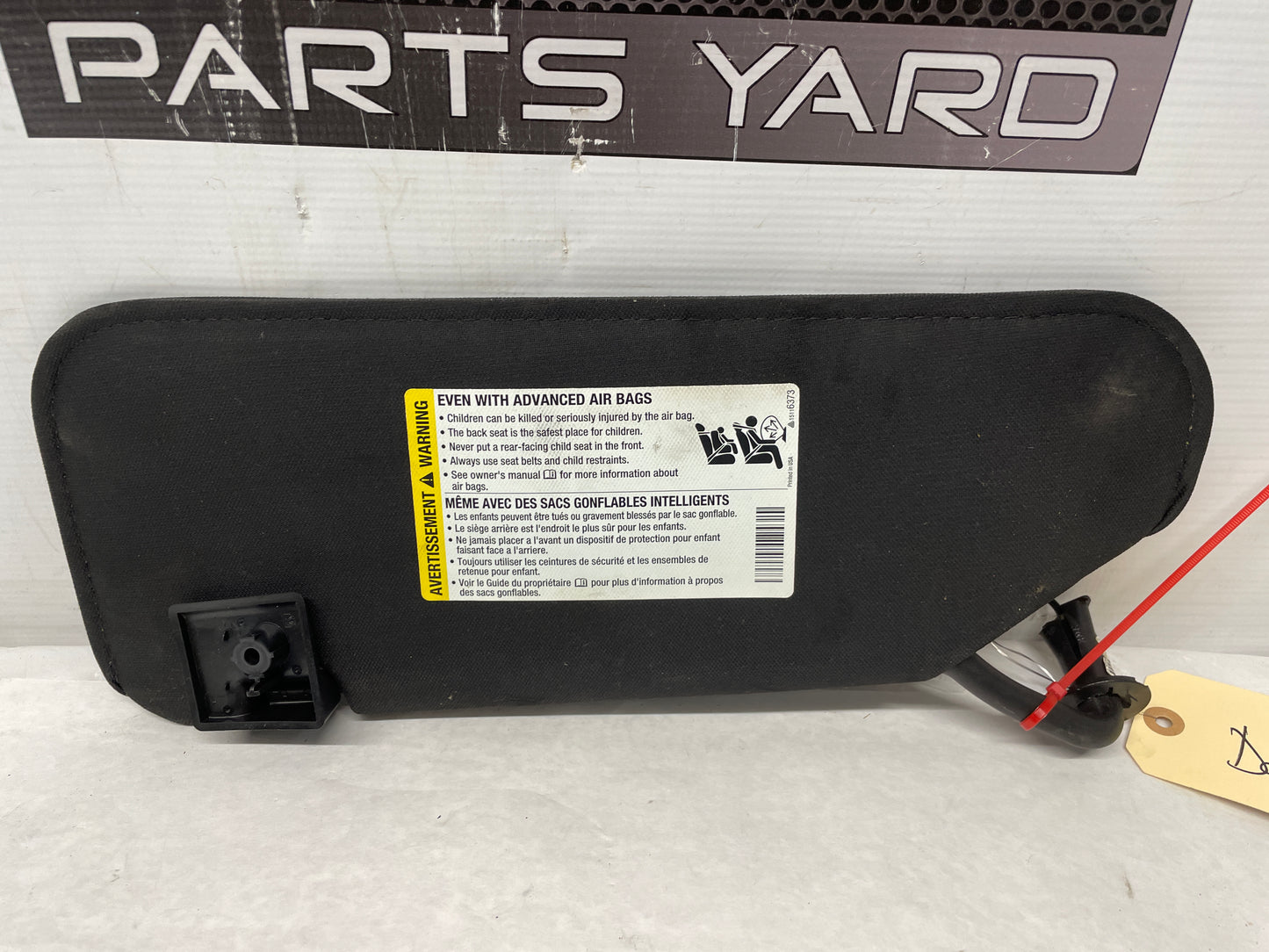 2011 Chevy C6 Corvette Grand Sport RH Passenger Sunvisor Sun Visor Shade Clip OEM