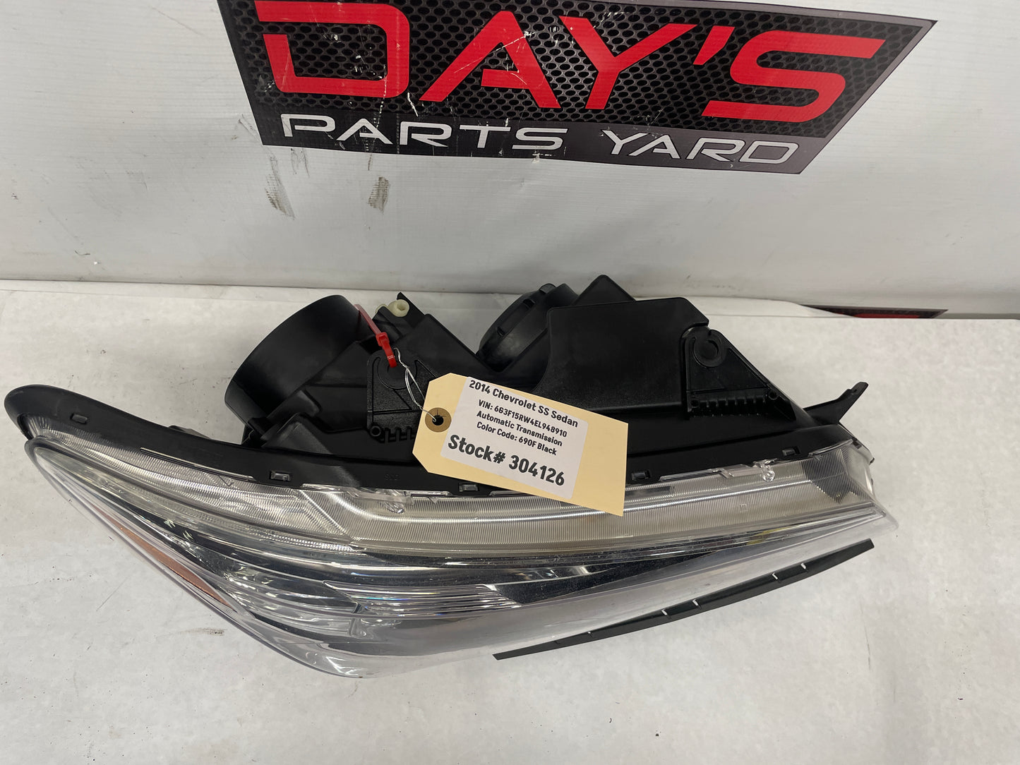 2014 Chevy SS Sedan RH Passenger Head Light Lamp Headlight OEM - Day's Parts Yard