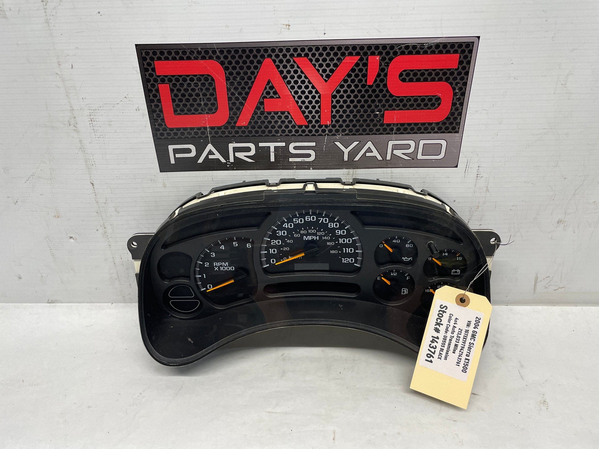 2004 GMC Sierra K1500 Speedometer Gauge Cluster Instrument Panel Dorman - Day's Parts Yard