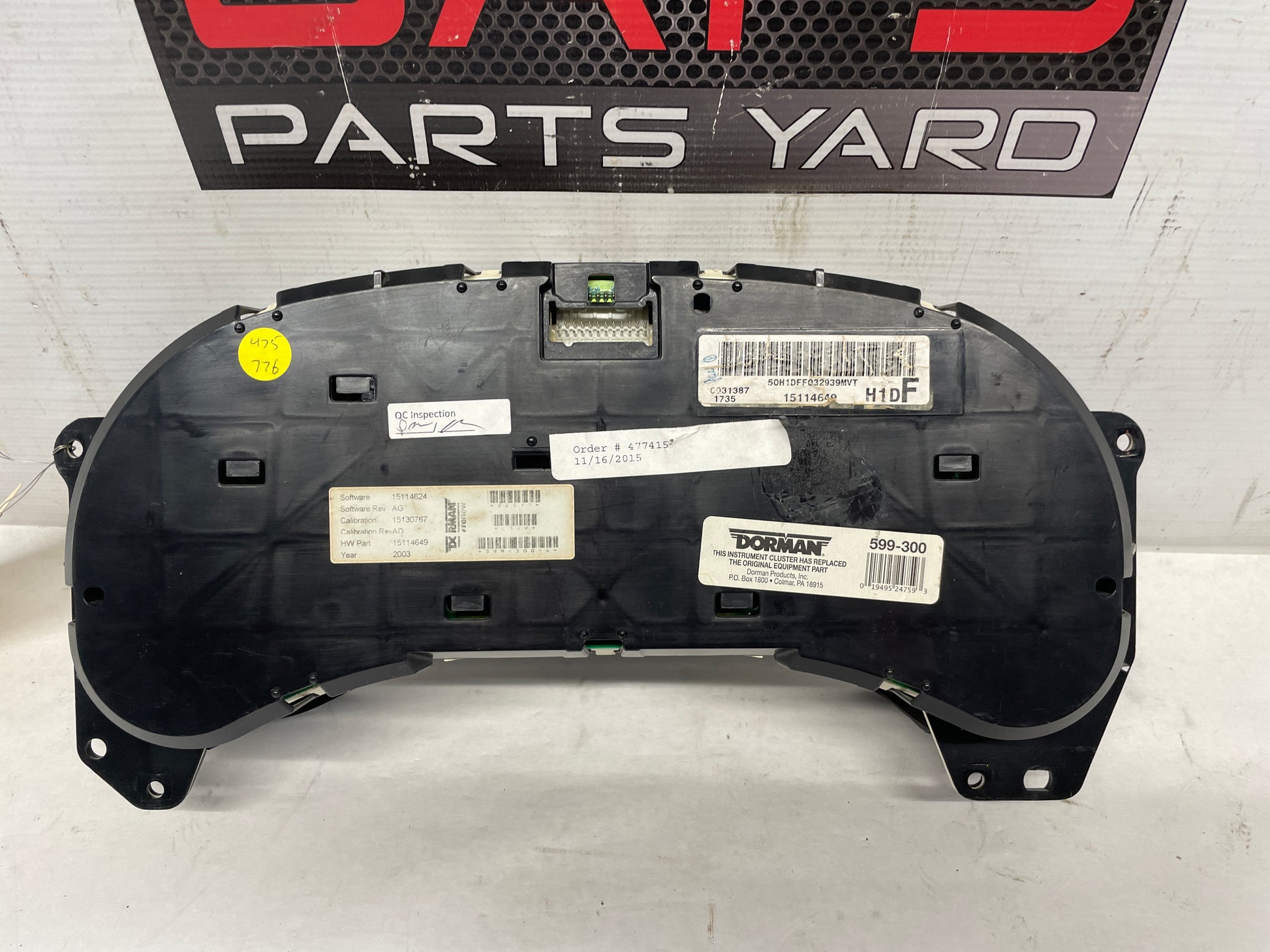 2004 GMC Sierra K1500 Speedometer Gauge Cluster Instrument Panel Dorman - Day's Parts Yard