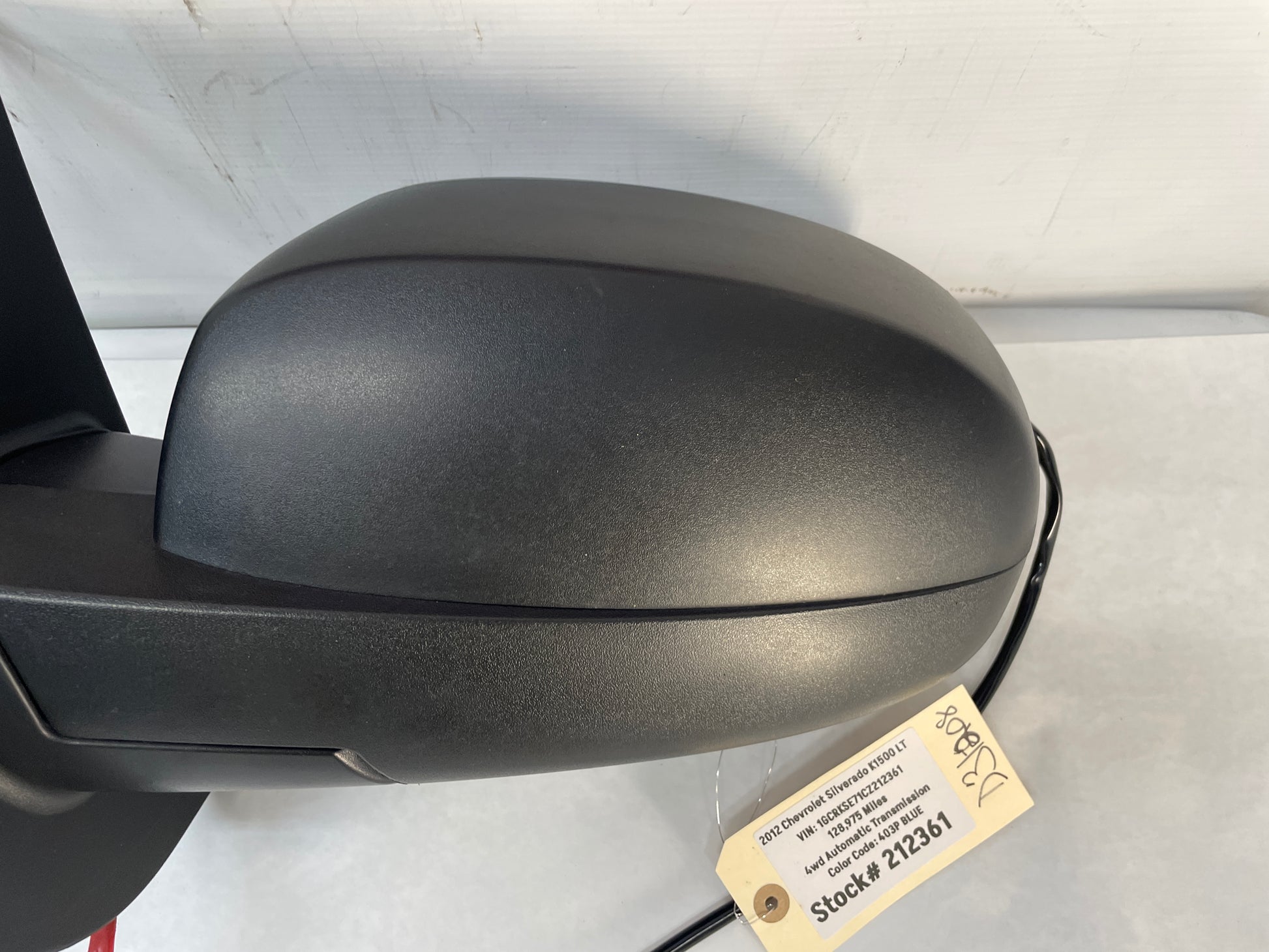 2012 Chevy Silverado K1500 LT LH Driver Exterior Outside Mirror OEM - Day's Parts Yard