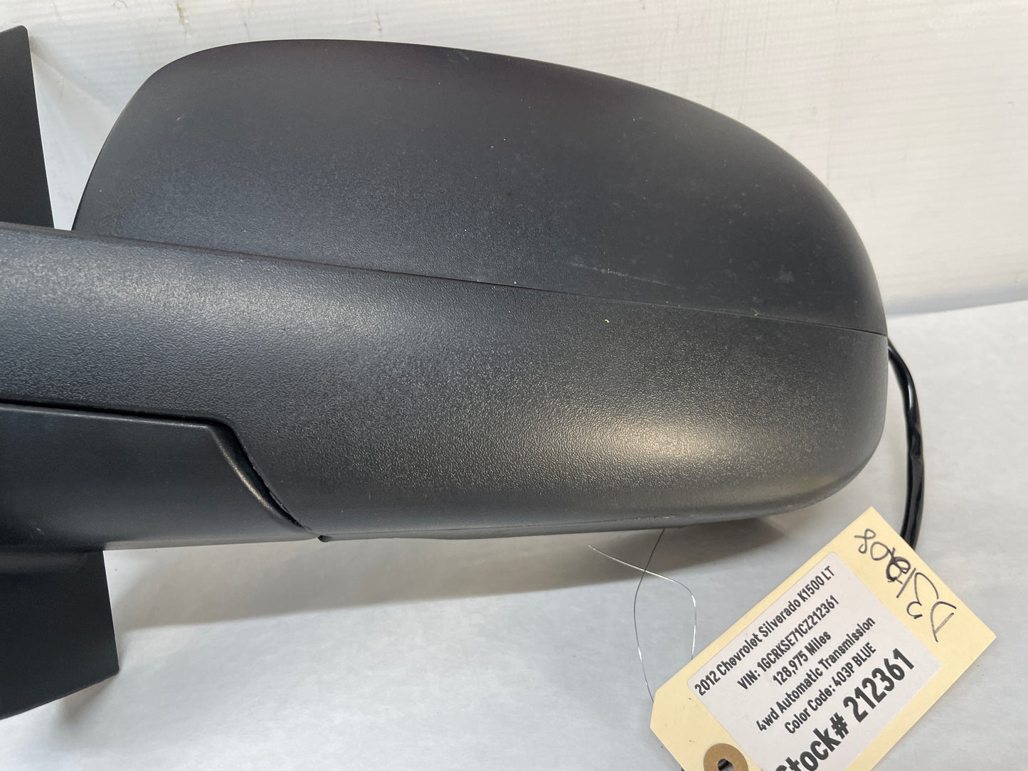 2012 Chevy Silverado K1500 LT LH Driver Exterior Outside Mirror OEM - Day's Parts Yard