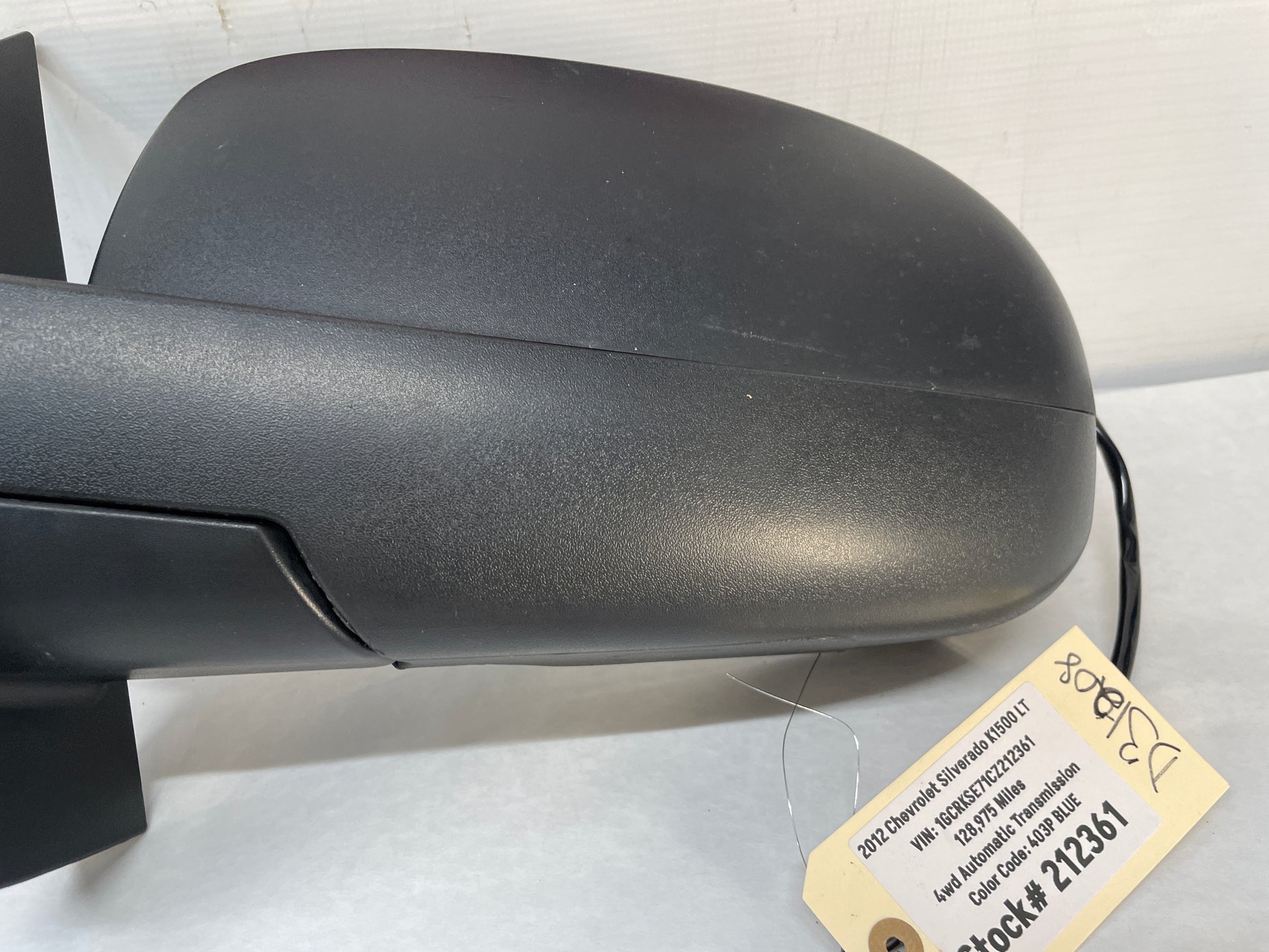 2012 Chevy Silverado K1500 LT LH Driver Exterior Outside Mirror OEM - Day's Parts Yard