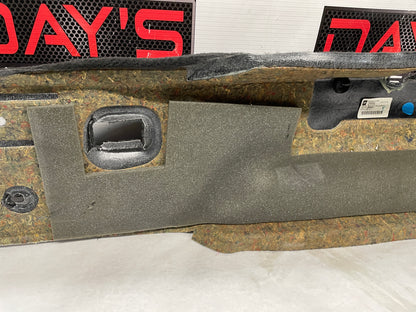 2011 Chevy C6 Corvette Grand Sport Rear End Trunk Compartment Carpet Trim Panel OEM