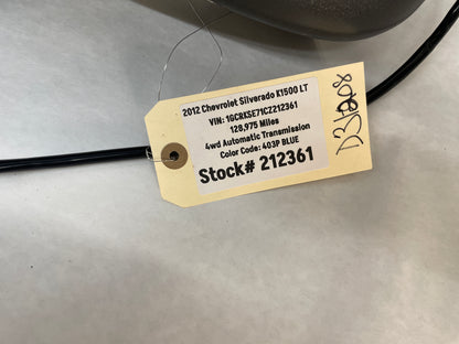 2012 Chevy Silverado K1500 LT LH Driver Exterior Outside Mirror OEM - Day's Parts Yard