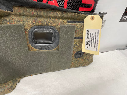 2011 Chevy C6 Corvette Grand Sport Rear End Trunk Compartment Carpet Trim Panel OEM